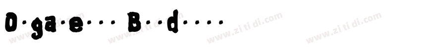 Organetto Bold字体转换